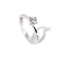 Anello solitario Recarlo ZS 196/040 in oro 18ke diamanti naturali Donna - ZS 196/040